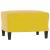 Set de canapele, 3 piese, galben, catifea GartenMobel Dekor