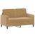 Set de canapele cu perne, 3 piese, maro, catifea GartenMobel Dekor
