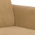 Set de canapele, 3 piese, maro, catifea GartenMobel Dekor