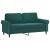 Set de canapele cu perne, 3 piese, verde închis, catifea GartenMobel Dekor