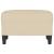 Taburet, crem, 60x50x41 cm, material textil GartenMobel Dekor