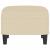 Taburet, crem, 60x50x41 cm, material textil GartenMobel Dekor