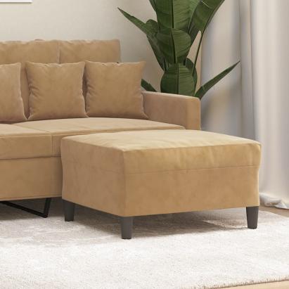 Taburet, maro, 70x55x41 cm, catifea GartenMobel Dekor