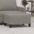 Taburet, gri taupe, 70x55x41 cm, material textil GartenMobel Dekor
