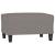 Taburet, gri taupe, 70x55x41 cm, material textil GartenMobel Dekor