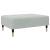 Taburet, gri deschis, 77x55x31 cm, catifea GartenMobel Dekor