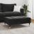 Taburet, negru, 77x55x31 cm, catifea GartenMobel Dekor