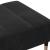 Taburet, negru, 77x55x31 cm, catifea GartenMobel Dekor