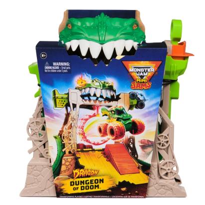 MONSTER JAM SET DRAGON DUNGEON OF DOOM SuperHeroes ToysZone