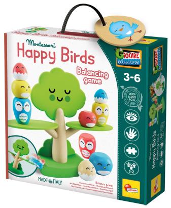 Joc de echilibru  Montessori - Pasarele vesele PlayLearn Toys
