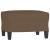 Canapea cu 3 locuri cu taburet, maro, 180 cm, material textil GartenMobel Dekor