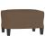 Canapea cu 3 locuri cu taburet, maro, 180 cm, material textil GartenMobel Dekor