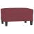 Set canapea cu perne, 4 piese, roșu vin, material textil GartenMobel Dekor