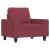 Set de canapea, 4 piese, roșu vin, material textil GartenMobel Dekor