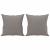 Set de canapele cu perne, 3 piese, gri taupe, textil GartenMobel Dekor