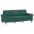 Set de canapele cu perne, 3 piese, verde închis, catifea GartenMobel Dekor