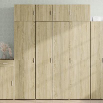 Dulap înalt, stejar sonoma, 80x42,5x185 cm, lemn prelucrat GartenMobel Dekor