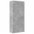 Dulap înalt, gri beton, 80x42,5x185 cm, lemn prelucrat GartenMobel Dekor