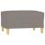 Taburet, gri taupe, 70x55x41 cm, material textil GartenMobel Dekor