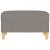 Taburet, gri taupe, 70x55x41 cm, material textil GartenMobel Dekor