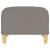 Taburet, gri taupe, 70x55x41 cm, material textil GartenMobel Dekor