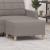 Taburet, gri taupe, 70x55x41 cm, material textil GartenMobel Dekor