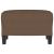 Taburet, maro, 60x50x41 cm, material textil GartenMobel Dekor