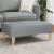 Taburet, gri deschis, 77x55x31 cm, material textil GartenMobel Dekor