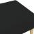 Taburet, negru, 77x55x31 cm, material textil GartenMobel Dekor