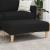 Taburet, negru, 77x55x31 cm, material textil GartenMobel Dekor