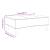 Taburet, gri deschis, 77x55x31 cm, catifea GartenMobel Dekor
