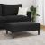 Taburet, negru, 77x55x31 cm, catifea GartenMobel Dekor