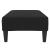 Taburet, negru, 77x55x31 cm, material textil GartenMobel Dekor