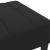 Taburet, negru, 77x55x31 cm, material textil GartenMobel Dekor