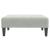 Taburet, gri deschis, 77x55x31 cm, catifea GartenMobel Dekor