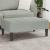 Taburet, gri deschis, 77x55x31 cm, catifea GartenMobel Dekor