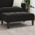 Taburet, negru, 77x55x31 cm, catifea GartenMobel Dekor