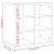 Pantofar, gri beton, 52,5x30x50 cm GartenMobel Dekor