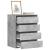 Dulap colț cu sertare gri beton 60x41x76 cm lemn prelucrat GartenMobel Dekor