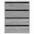 Dulap colț cu sertare sonoma gri 60x41x76 cm lemn prelucrat GartenMobel Dekor