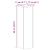 Suporturi de plante, 2 buc., alb, 17x17x60 cm, lemn prelucrat GartenMobel Dekor