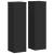 Suporturi de plante, 2 buc., negru, 17x17x60 cm, lemn prelucrat GartenMobel Dekor