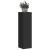 Suporturi de plante, 2 buc., negru, 17x17x60 cm, lemn prelucrat GartenMobel Dekor