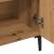 Dulap, stejar artizanal, 100x36x60 cm, lemn prelucrat GartenMobel Dekor