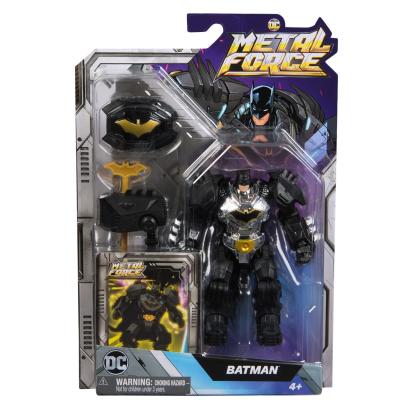 BATMAN DC EROII METAL FORCE FIGURINA BATMAN 10CM SuperHeroes ToysZone