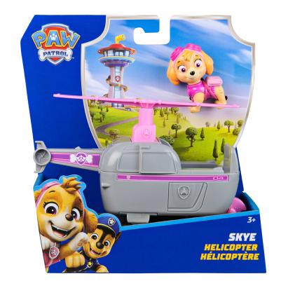 PATRULA CATELUSILOR SET VEHICUL DE BAZA ELICOPTER SI FIGURINA SKYE SuperHeroes ToysZone