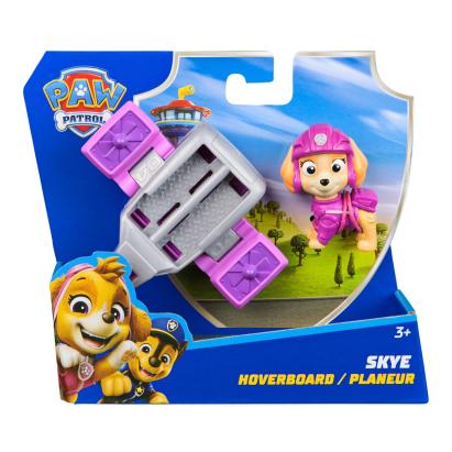 PATRULA CATELUSILOR ACTION PUPS SET VEHICUL DE SALVARE HOVERBOARD SI FIGURINA SKYE 5 CM SuperHeroes ToysZone