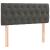 Pat box spring cu saltea, gri închis, 100x200 cm, catifea GartenMobel Dekor