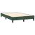 Pat box spring cu saltea, verde închis, 120x200 cm, catifea GartenMobel Dekor