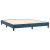 Pat box spring cu saltea, albastru închis, 160x200 cm, catifea GartenMobel Dekor